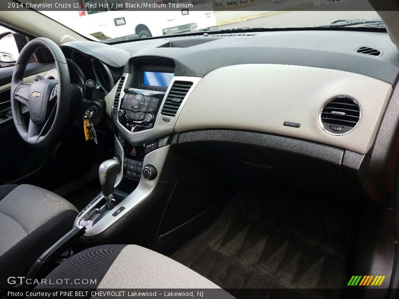 Red Hot / Jet Black/Medium Titanium 2014 Chevrolet Cruze LS