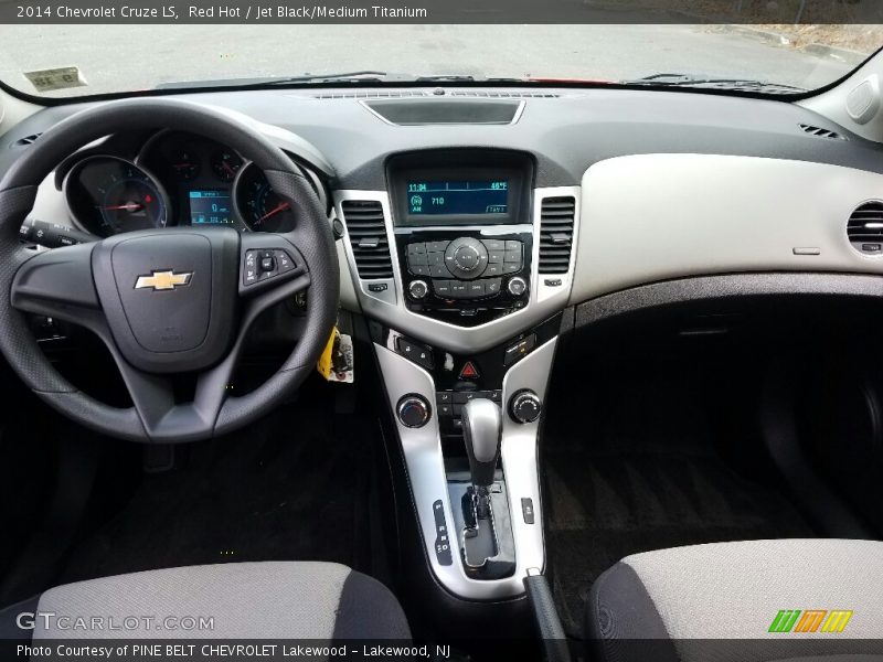 Red Hot / Jet Black/Medium Titanium 2014 Chevrolet Cruze LS