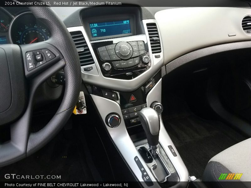 Red Hot / Jet Black/Medium Titanium 2014 Chevrolet Cruze LS