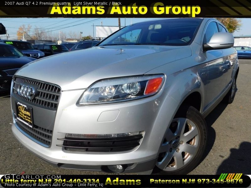 Light Silver Metallic / Black 2007 Audi Q7 4.2 Premium quattro