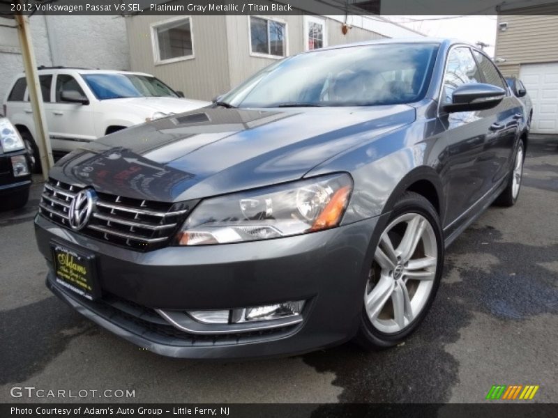 Platinum Gray Metallic / Titan Black 2012 Volkswagen Passat V6 SEL