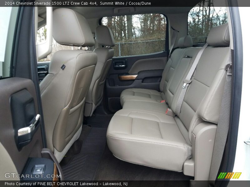 Summit White / Cocoa/Dune 2014 Chevrolet Silverado 1500 LTZ Crew Cab 4x4