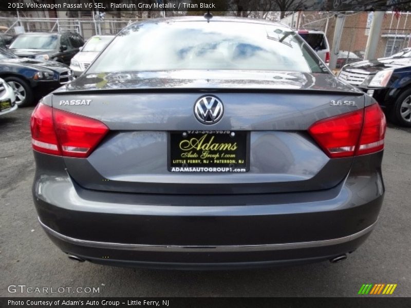 Platinum Gray Metallic / Titan Black 2012 Volkswagen Passat V6 SEL