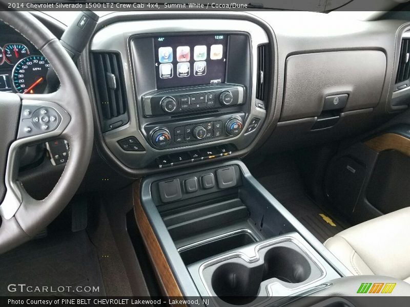 Summit White / Cocoa/Dune 2014 Chevrolet Silverado 1500 LTZ Crew Cab 4x4