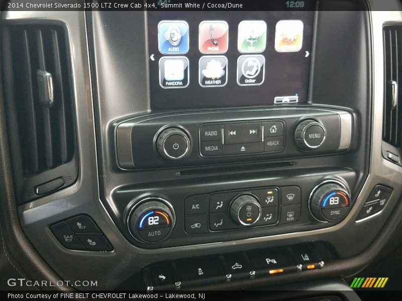 Summit White / Cocoa/Dune 2014 Chevrolet Silverado 1500 LTZ Crew Cab 4x4