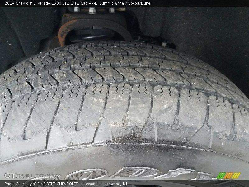 Summit White / Cocoa/Dune 2014 Chevrolet Silverado 1500 LTZ Crew Cab 4x4