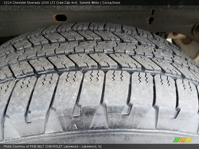 Summit White / Cocoa/Dune 2014 Chevrolet Silverado 1500 LTZ Crew Cab 4x4