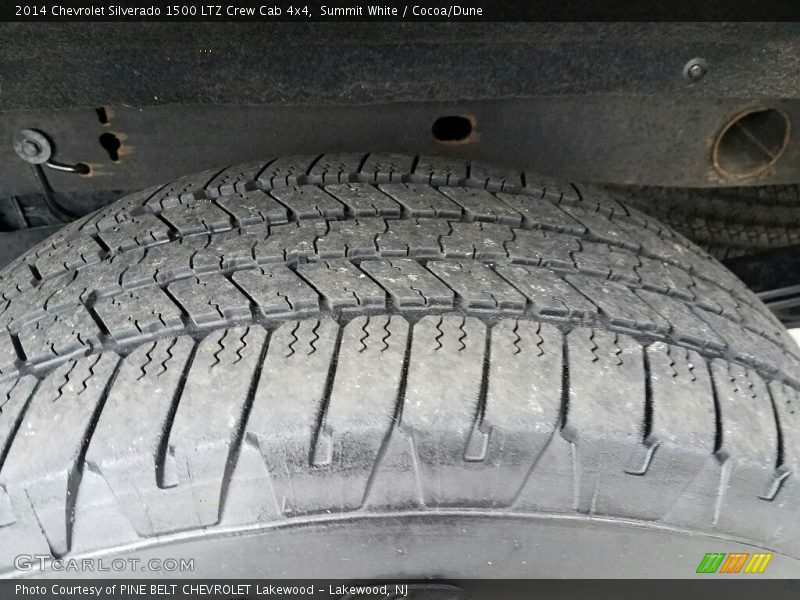 Summit White / Cocoa/Dune 2014 Chevrolet Silverado 1500 LTZ Crew Cab 4x4