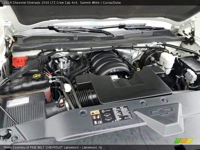 Summit White / Cocoa/Dune 2014 Chevrolet Silverado 1500 LTZ Crew Cab 4x4