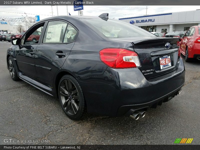 Dark Gray Metallic / Carbon Black 2017 Subaru WRX Limited