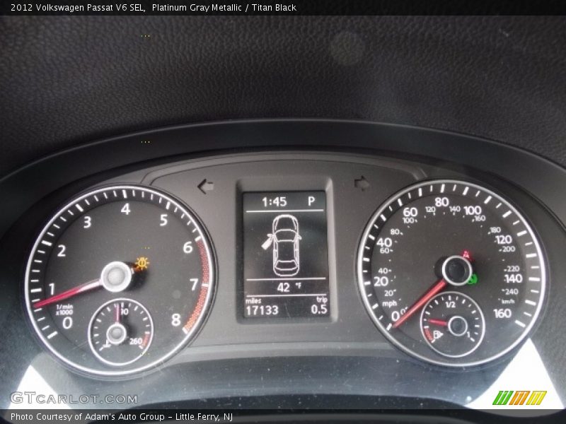 Platinum Gray Metallic / Titan Black 2012 Volkswagen Passat V6 SEL