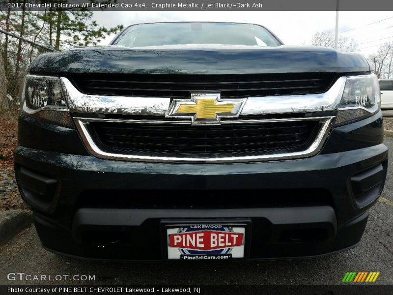 Graphite Metallic / Jet Black/­Dark Ash 2017 Chevrolet Colorado WT Extended Cab 4x4