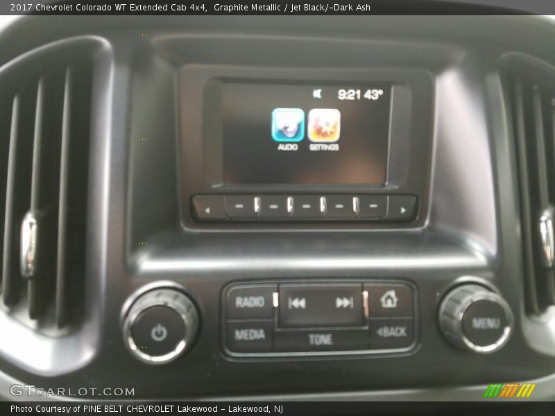 Graphite Metallic / Jet Black/­Dark Ash 2017 Chevrolet Colorado WT Extended Cab 4x4