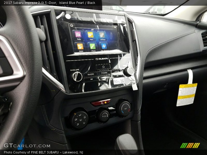Island Blue Pearl / Black 2017 Subaru Impreza 2.0i 5-Door