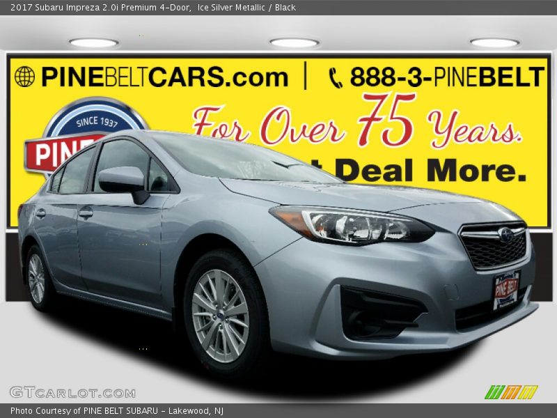 Ice Silver Metallic / Black 2017 Subaru Impreza 2.0i Premium 4-Door