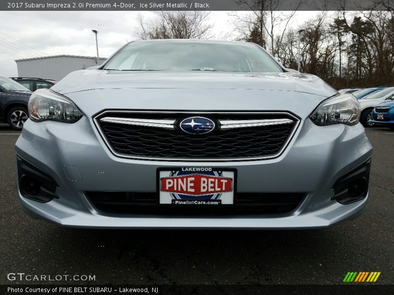 Ice Silver Metallic / Black 2017 Subaru Impreza 2.0i Premium 4-Door