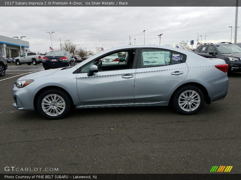 Ice Silver Metallic / Black 2017 Subaru Impreza 2.0i Premium 4-Door