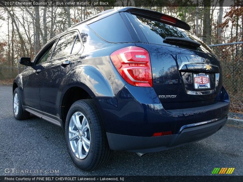 Blue Velvet Metallic / Jet Black 2017 Chevrolet Equinox LT