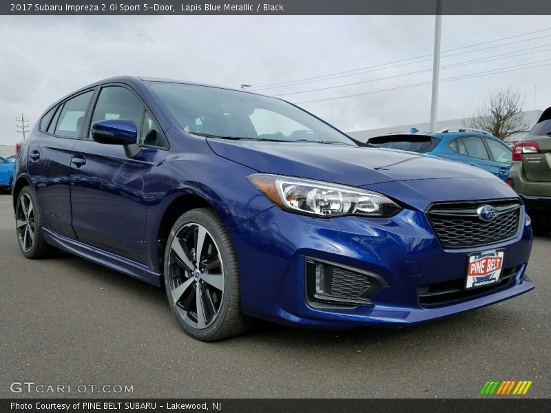Lapis Blue Metallic / Black 2017 Subaru Impreza 2.0i Sport 5-Door