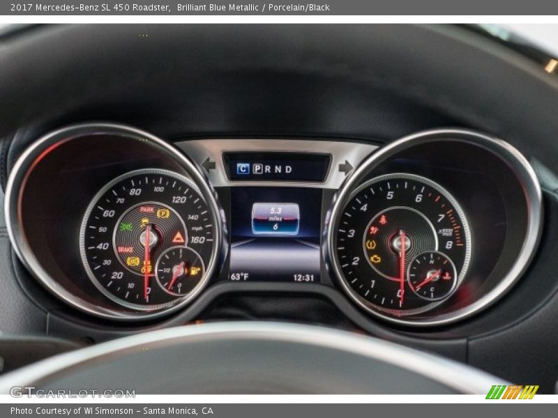  2017 SL 450 Roadster 450 Roadster Gauges