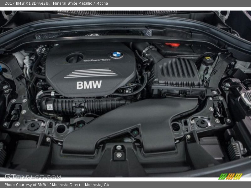 Mineral White Metallic / Mocha 2017 BMW X1 sDrive28i