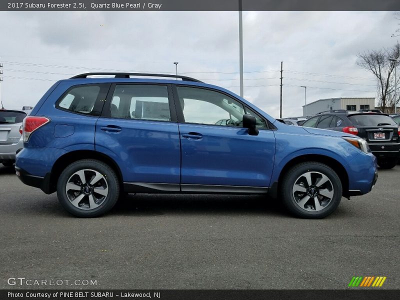 Quartz Blue Pearl / Gray 2017 Subaru Forester 2.5i