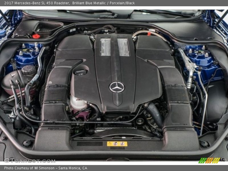 2017 SL 450 Roadster Engine - 3.0 Liter DI biturbo DOHC 24-Valve VVT V6