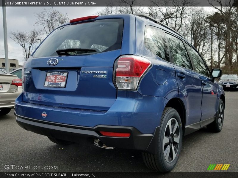 Quartz Blue Pearl / Gray 2017 Subaru Forester 2.5i