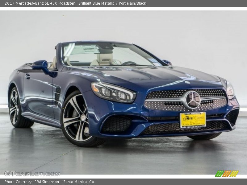 Front 3/4 View of 2017 SL 450 Roadster