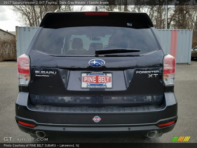 Dark Gray Metallic / Saddle Brown 2017 Subaru Forester 2.0XT Touring