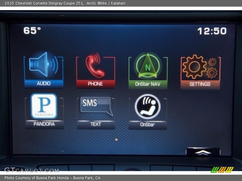 Arctic White / Kalahari 2015 Chevrolet Corvette Stingray Coupe Z51
