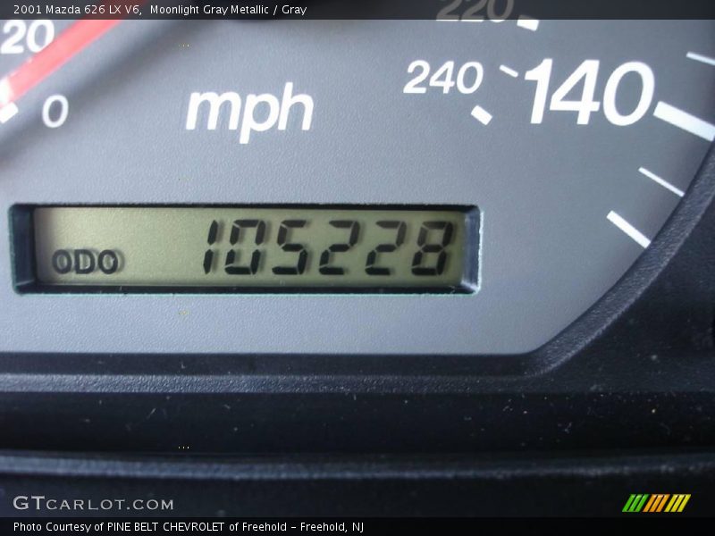 Moonlight Gray Metallic / Gray 2001 Mazda 626 LX V6