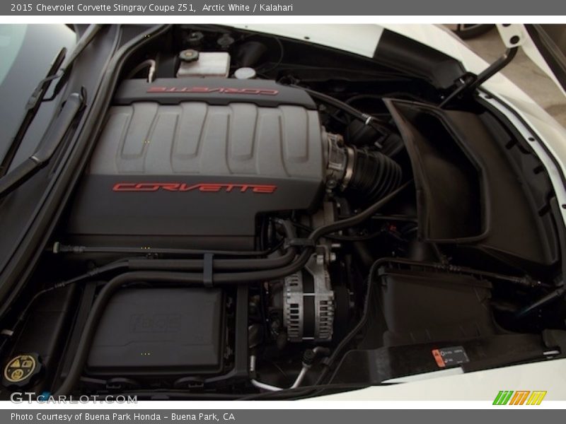 Arctic White / Kalahari 2015 Chevrolet Corvette Stingray Coupe Z51