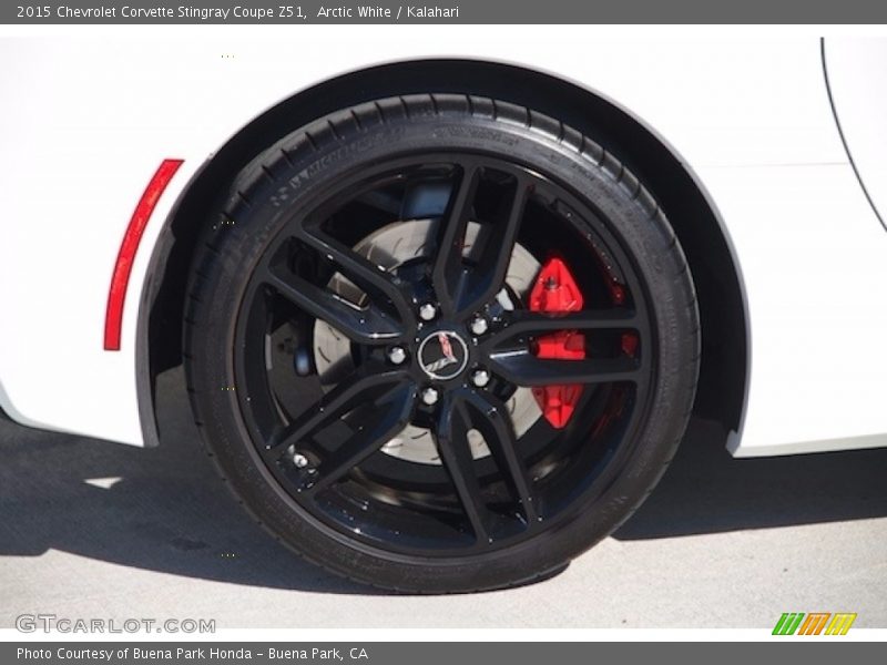 Arctic White / Kalahari 2015 Chevrolet Corvette Stingray Coupe Z51