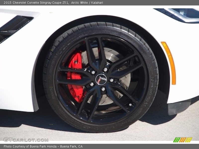 Arctic White / Kalahari 2015 Chevrolet Corvette Stingray Coupe Z51