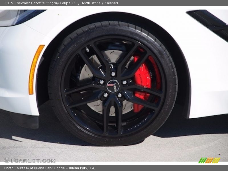 Arctic White / Kalahari 2015 Chevrolet Corvette Stingray Coupe Z51