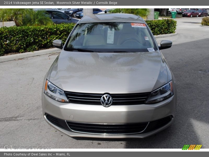 Moonrock Silver Metallic / Cornsilk Beige 2014 Volkswagen Jetta SE Sedan