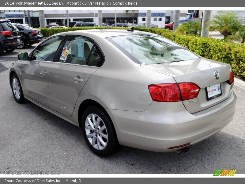 Moonrock Silver Metallic / Cornsilk Beige 2014 Volkswagen Jetta SE Sedan