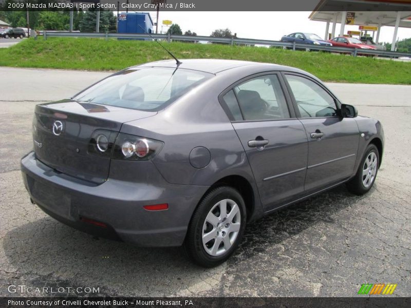 Galaxy Gray Mica / Black 2009 Mazda MAZDA3 i Sport Sedan