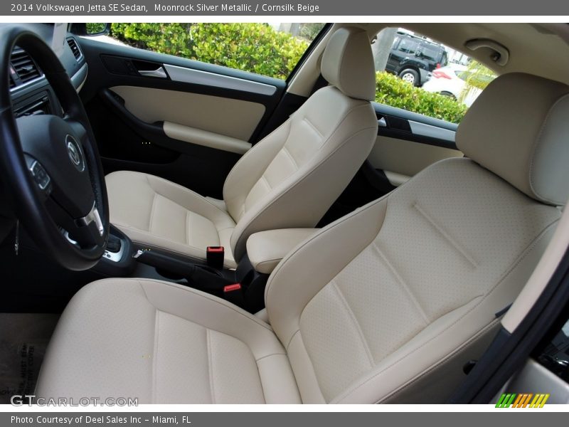 Moonrock Silver Metallic / Cornsilk Beige 2014 Volkswagen Jetta SE Sedan