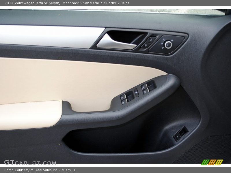 Moonrock Silver Metallic / Cornsilk Beige 2014 Volkswagen Jetta SE Sedan