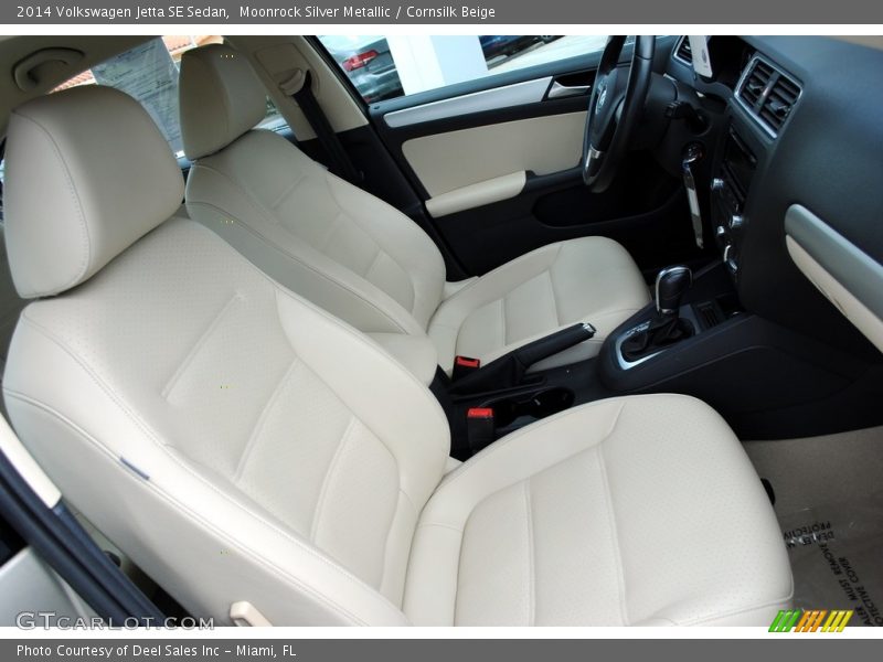 Moonrock Silver Metallic / Cornsilk Beige 2014 Volkswagen Jetta SE Sedan