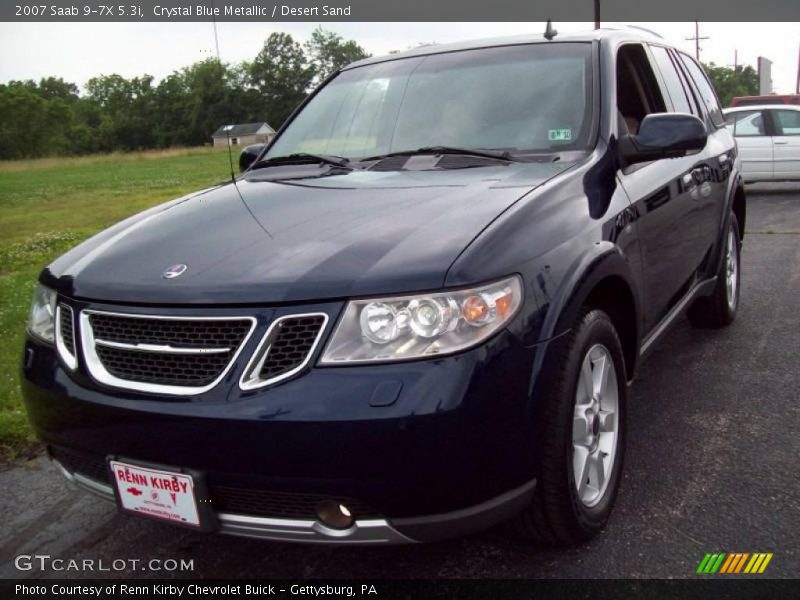 Crystal Blue Metallic / Desert Sand 2007 Saab 9-7X 5.3i