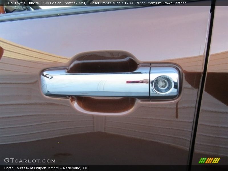 Sunset Bronze Mica / 1794 Edition Premium Brown Leather 2015 Toyota Tundra 1794 Edition CrewMax 4x4