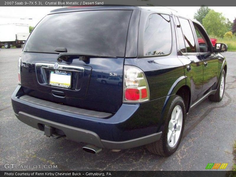 Crystal Blue Metallic / Desert Sand 2007 Saab 9-7X 5.3i