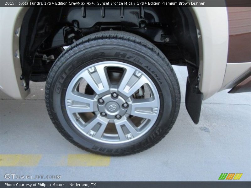 Sunset Bronze Mica / 1794 Edition Premium Brown Leather 2015 Toyota Tundra 1794 Edition CrewMax 4x4