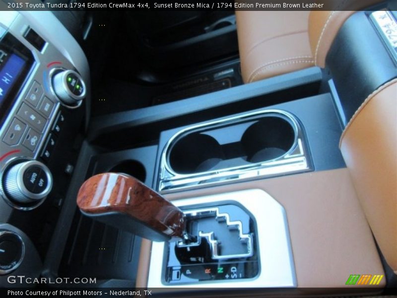 Sunset Bronze Mica / 1794 Edition Premium Brown Leather 2015 Toyota Tundra 1794 Edition CrewMax 4x4