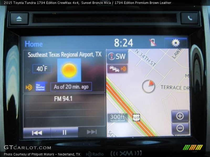 Sunset Bronze Mica / 1794 Edition Premium Brown Leather 2015 Toyota Tundra 1794 Edition CrewMax 4x4