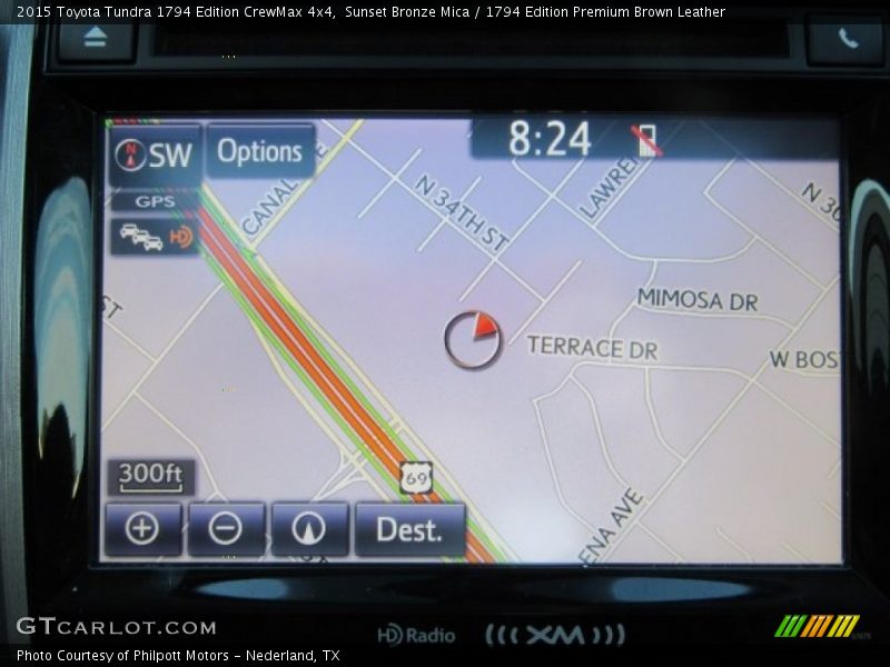 Sunset Bronze Mica / 1794 Edition Premium Brown Leather 2015 Toyota Tundra 1794 Edition CrewMax 4x4