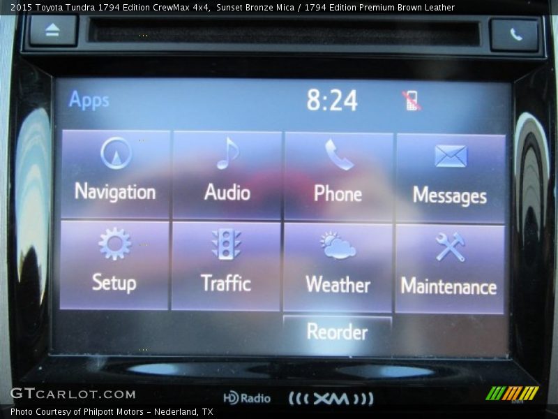 Sunset Bronze Mica / 1794 Edition Premium Brown Leather 2015 Toyota Tundra 1794 Edition CrewMax 4x4